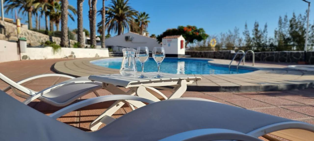 Arguineguin, Two Bedrooms Bungalow, Pool & Wifi Dış mekan fotoğraf